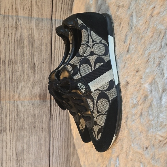 Coach Grey/Black Sneakers, Women's Size 7M, Great Condition - Picture 2 of 10